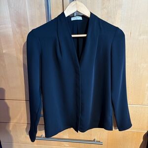 Aritzia/Babaton Black Power Blouse XS